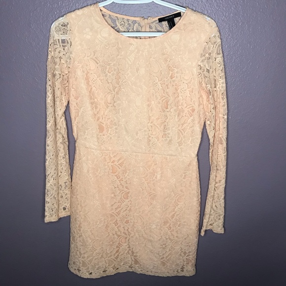 Forever 21 Long Sleeve Lace Dress - Picture 1 of 4